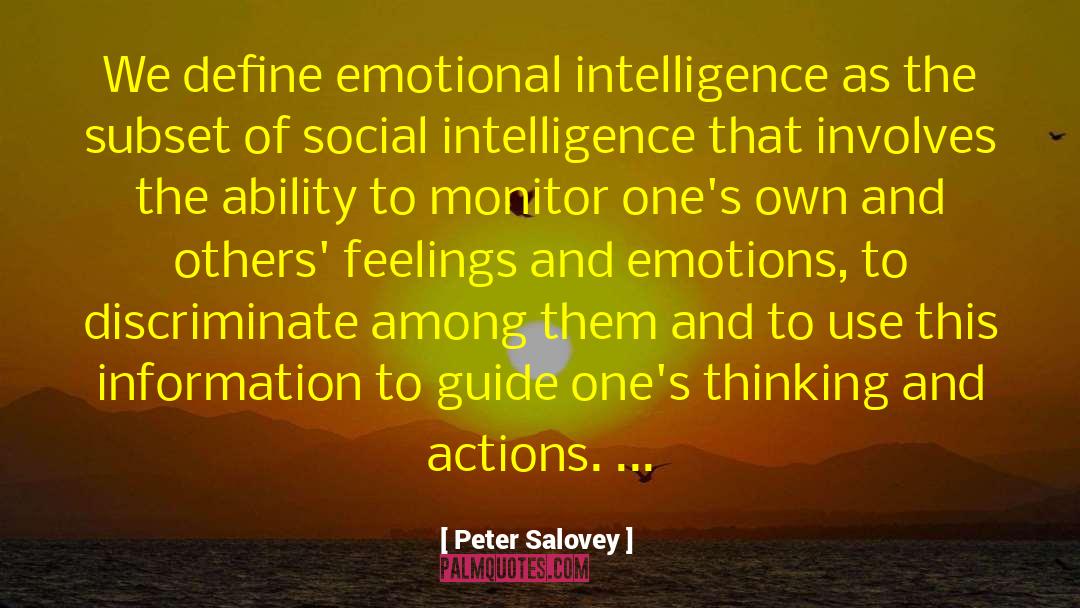 Social Intelligence quotes by Peter Salovey