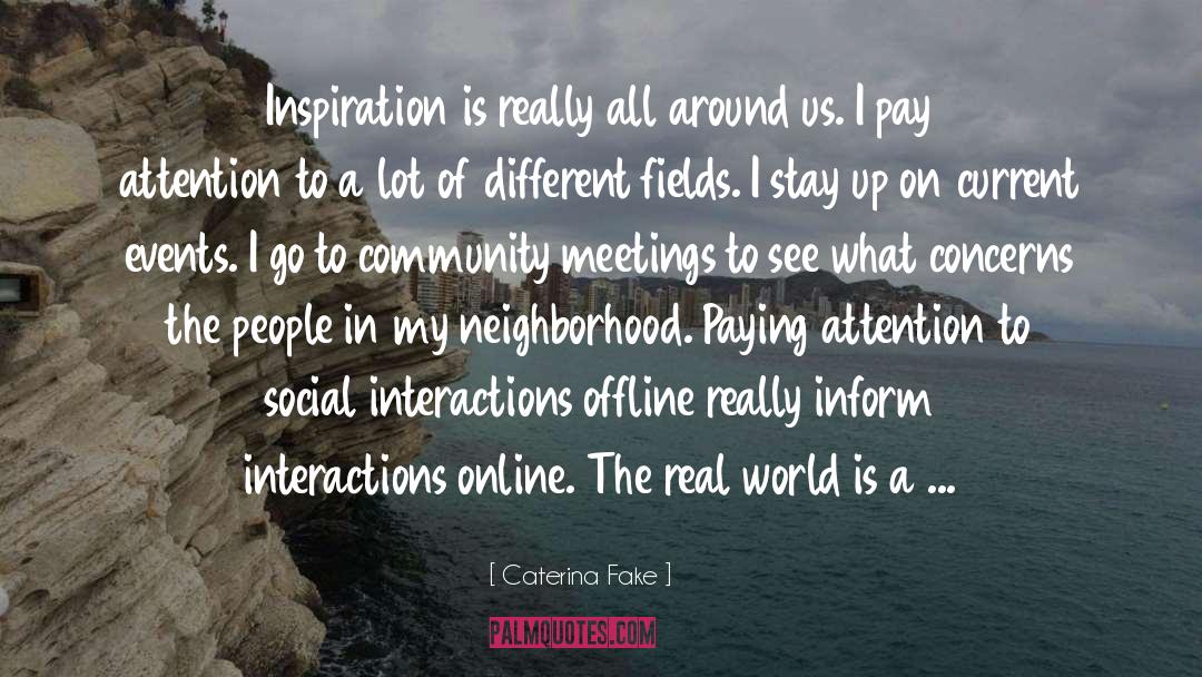 Social Interactions quotes by Caterina Fake