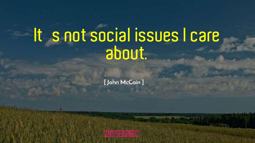 Social Issues quotes by John McCain
