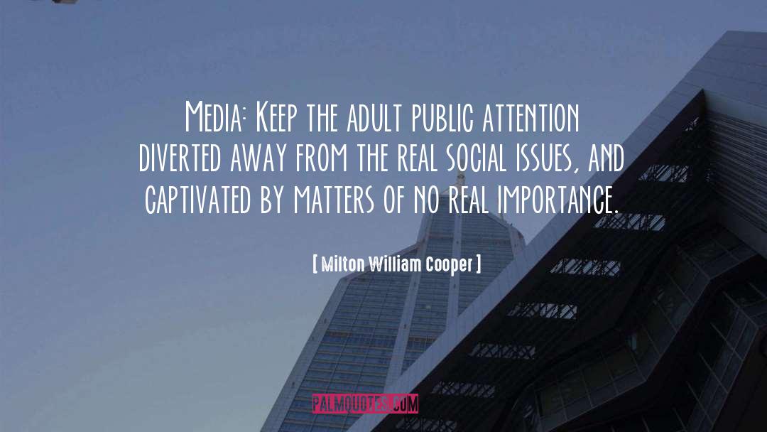 Social Issues quotes by Milton William Cooper