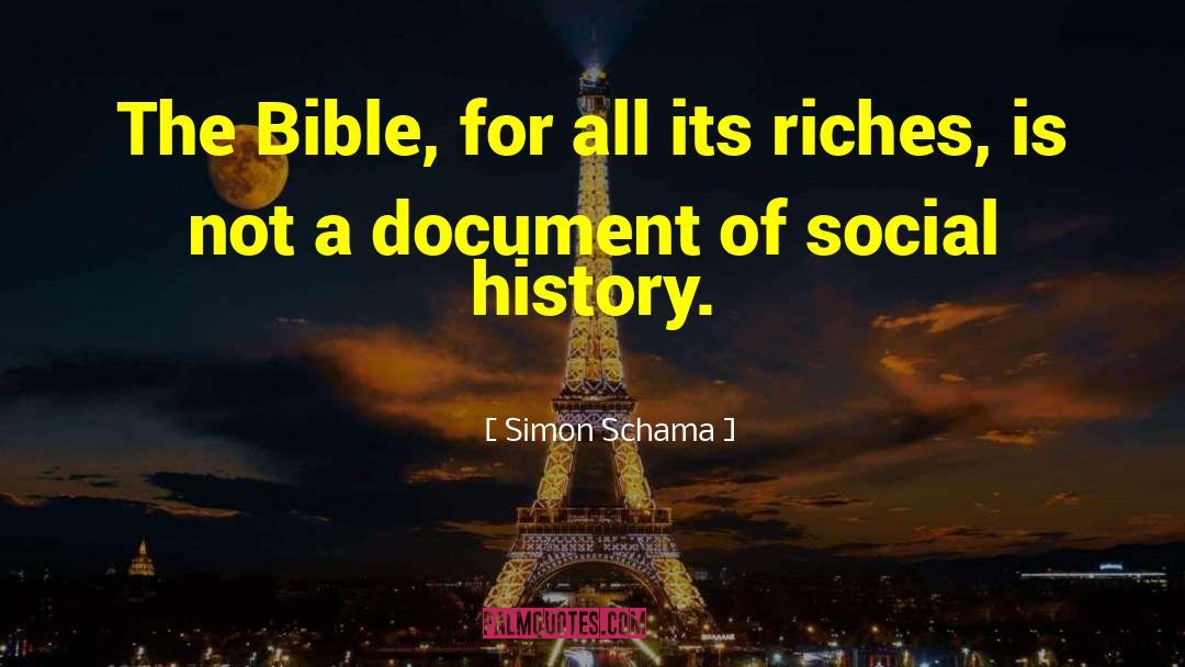 Social Justice Bible quotes by Simon Schama