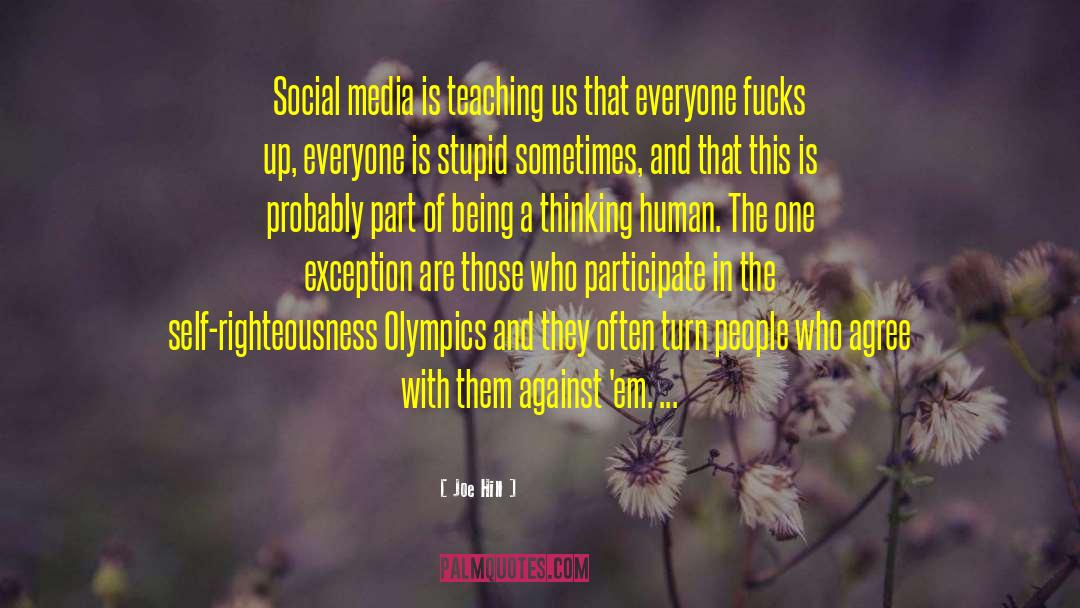 Social Media Addiction quotes by Joe Hill
