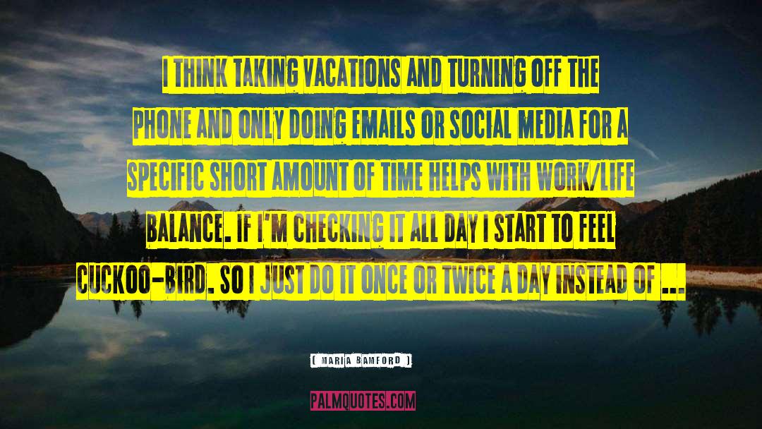 Social Media Advice quotes by Maria Bamford