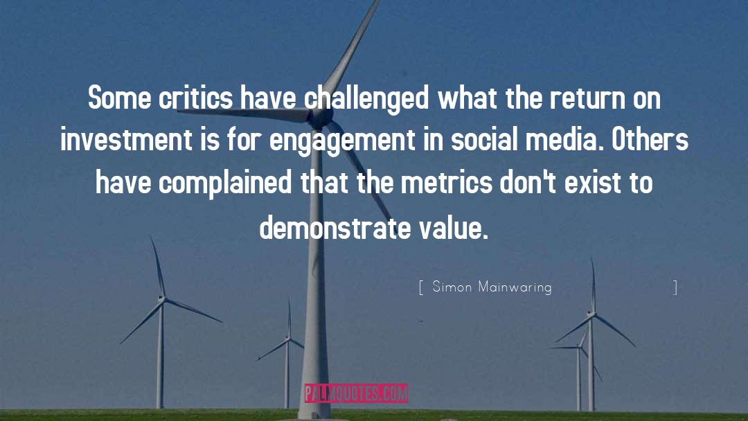 Social Media Audiences quotes by Simon Mainwaring