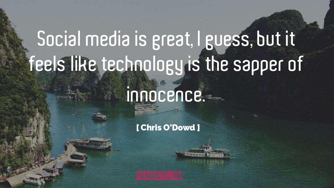 Social Media Behaviour quotes by Chris O'Dowd