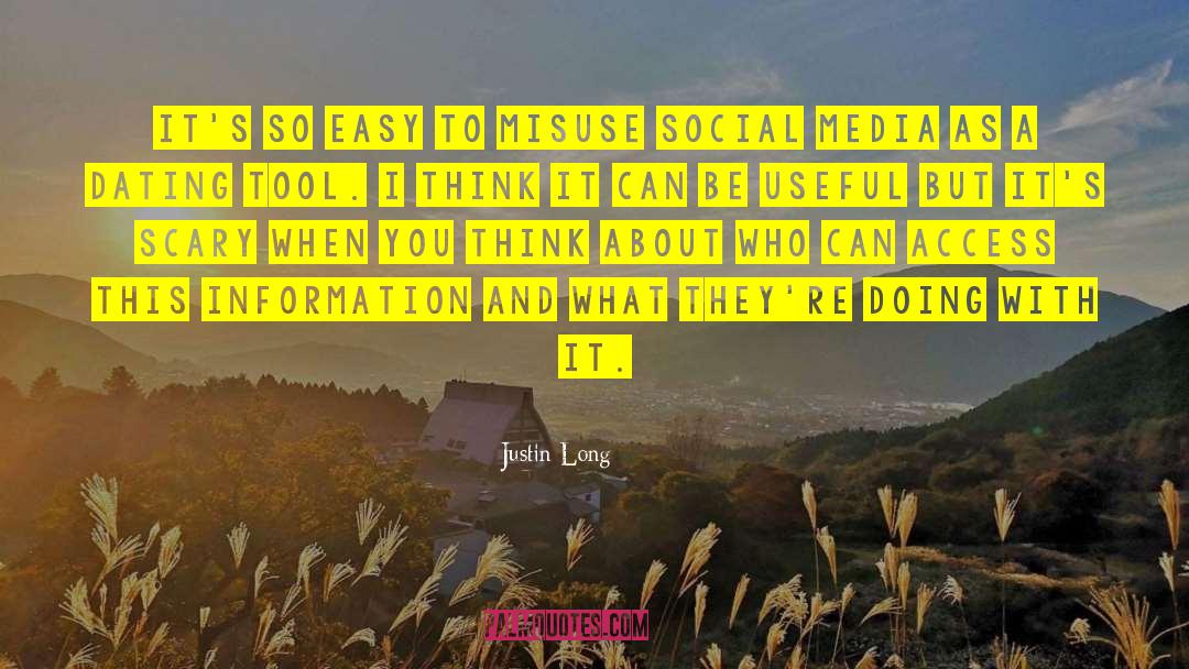 Social Media Branding quotes by Justin Long