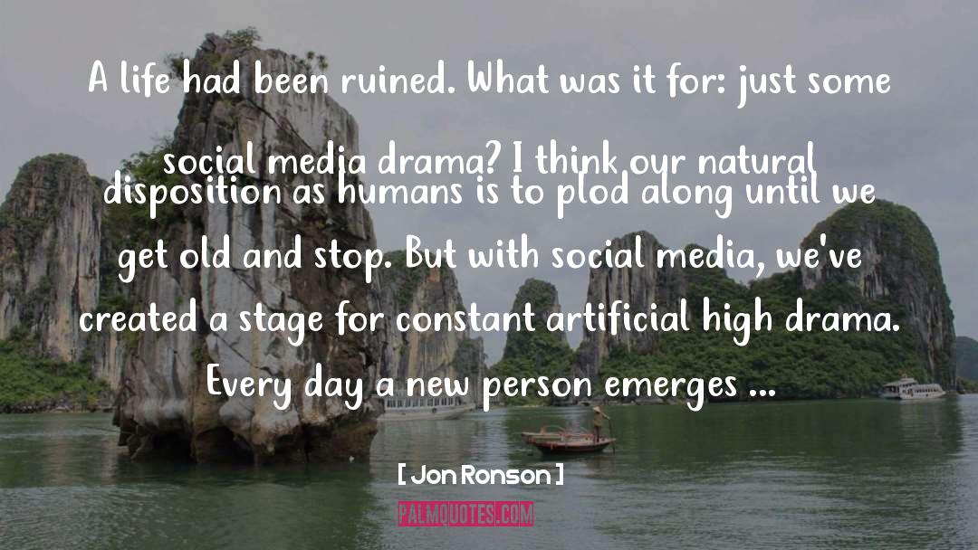 Social Media Detox quotes by Jon Ronson