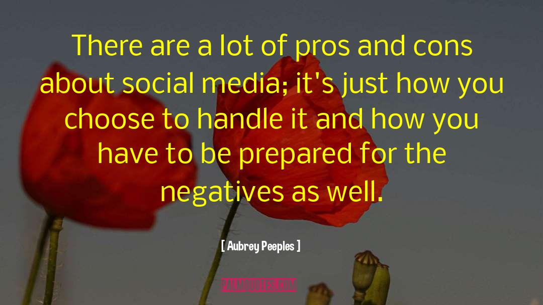 Social Media For Authors quotes by Aubrey Peeples
