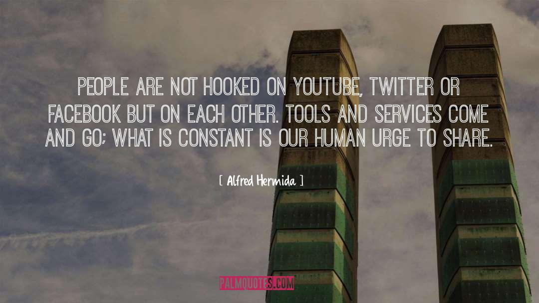 Social Media Networks quotes by Alfred Hermida