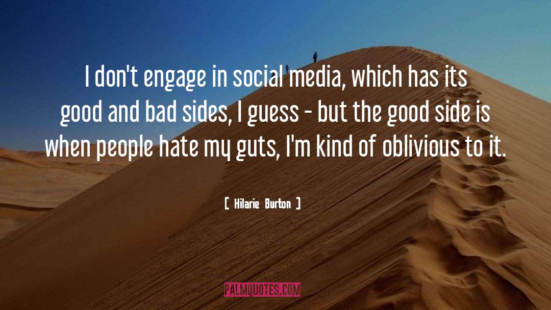 Social Media quotes by Hilarie Burton