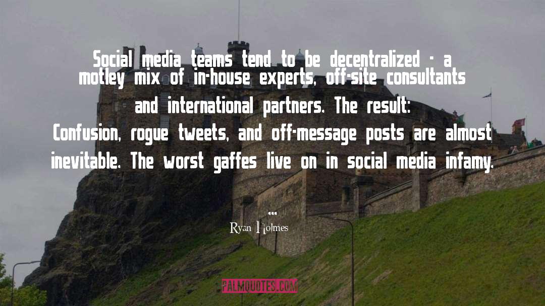Social Media Search quotes by Ryan Holmes