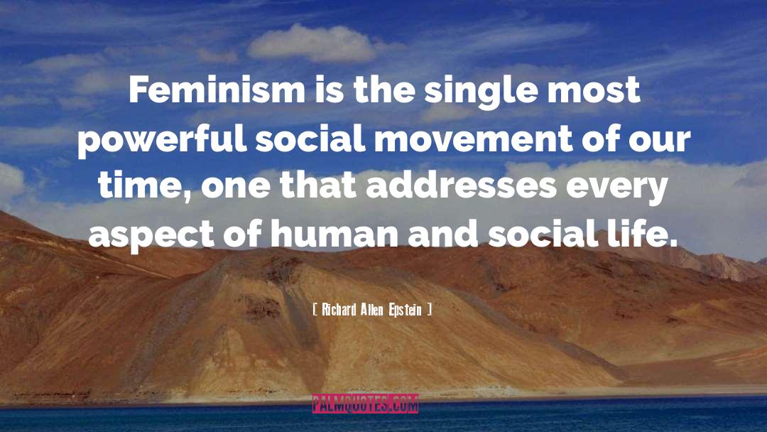 Social Movement quotes by Richard Allen Epstein