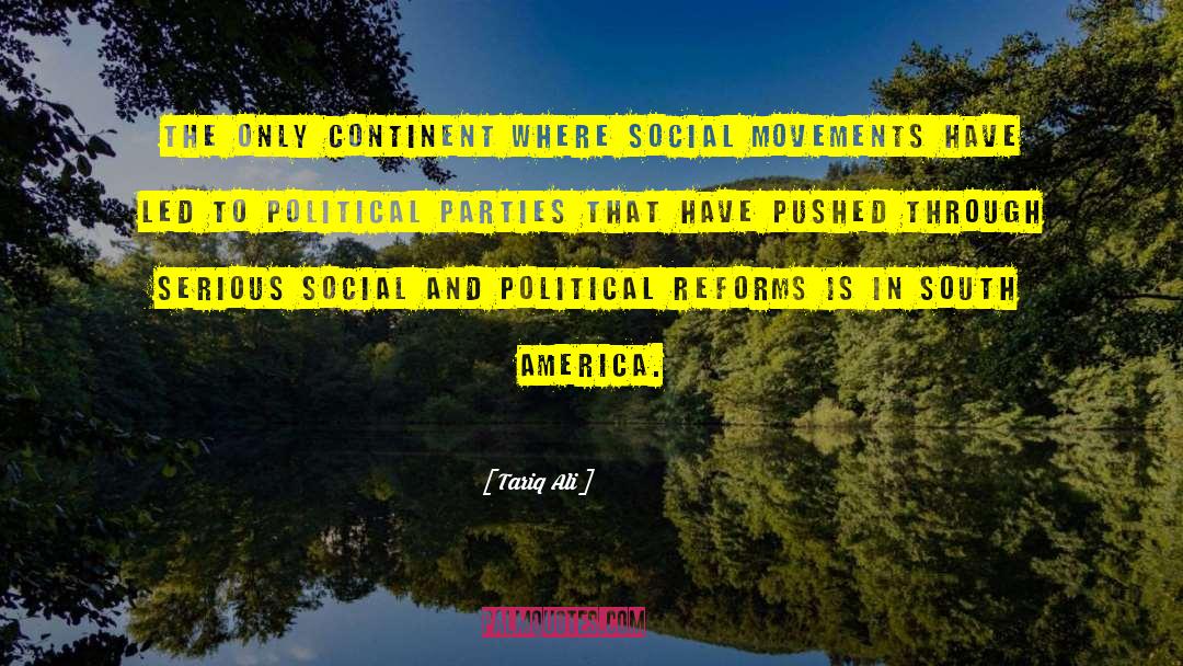 Social Movements quotes by Tariq Ali