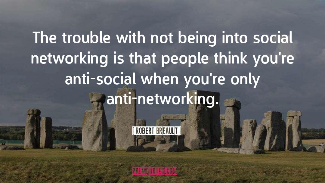 Social Networking quotes by Robert Breault