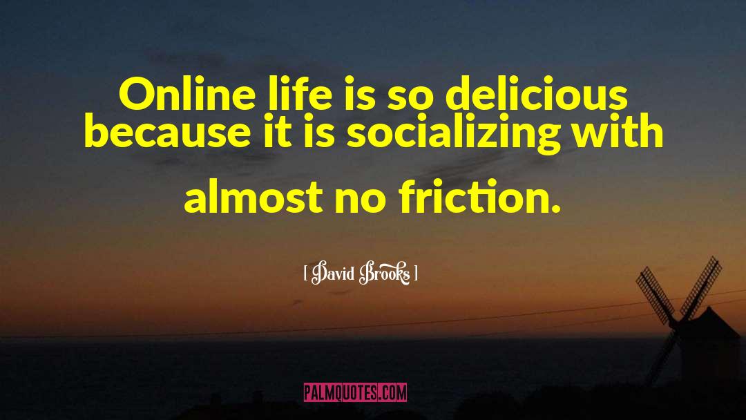 Social Networking quotes by David Brooks