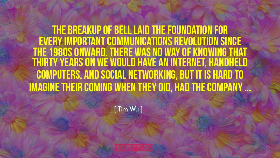Social Networking Sites quotes by Tim Wu