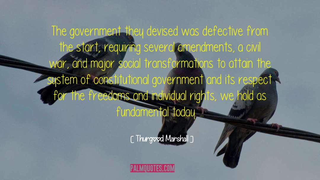 Social Norming quotes by Thurgood Marshall