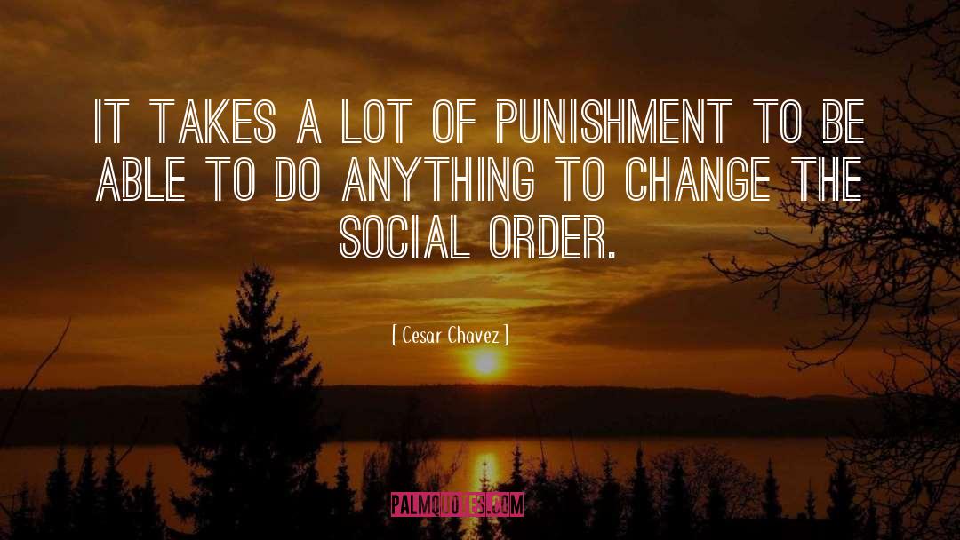 Social Order quotes by Cesar Chavez
