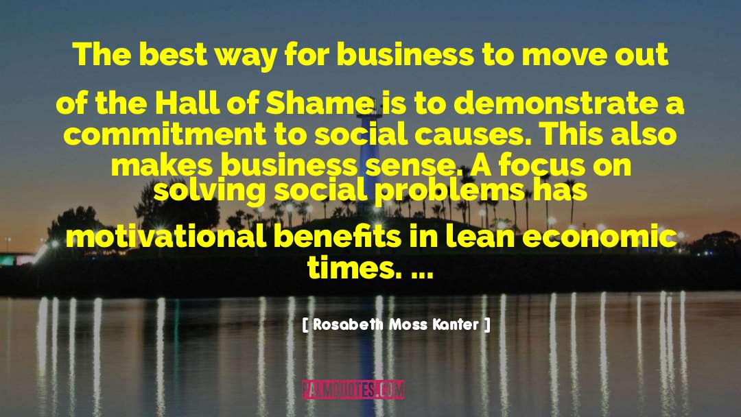 Social Problems quotes by Rosabeth Moss Kanter