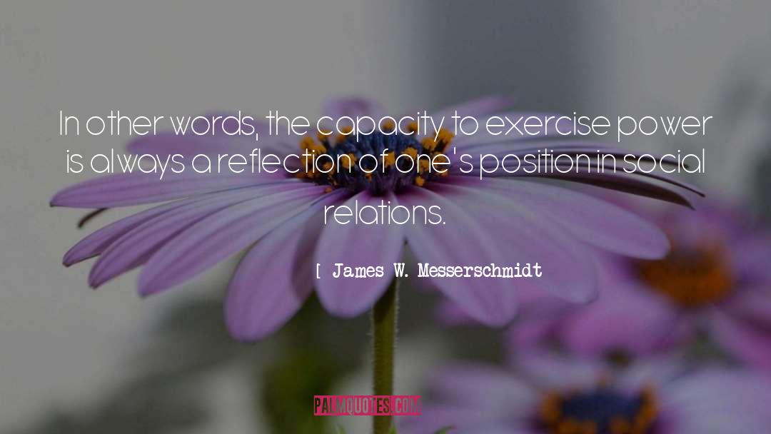 Social Relations quotes by James W. Messerschmidt