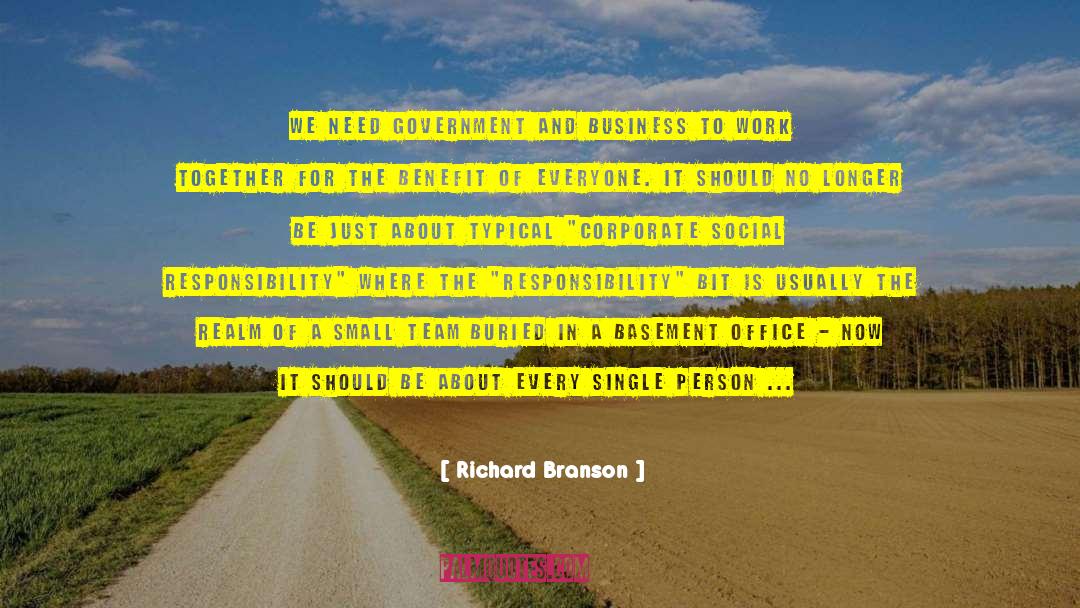 Social Responsibility quotes by Richard Branson