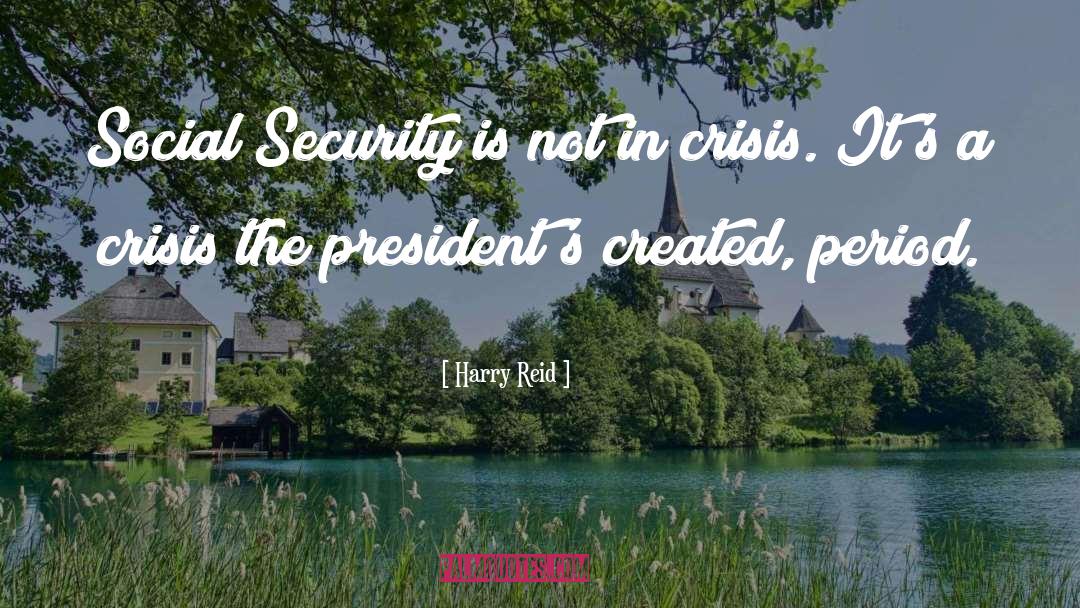 Social Security quotes by Harry Reid