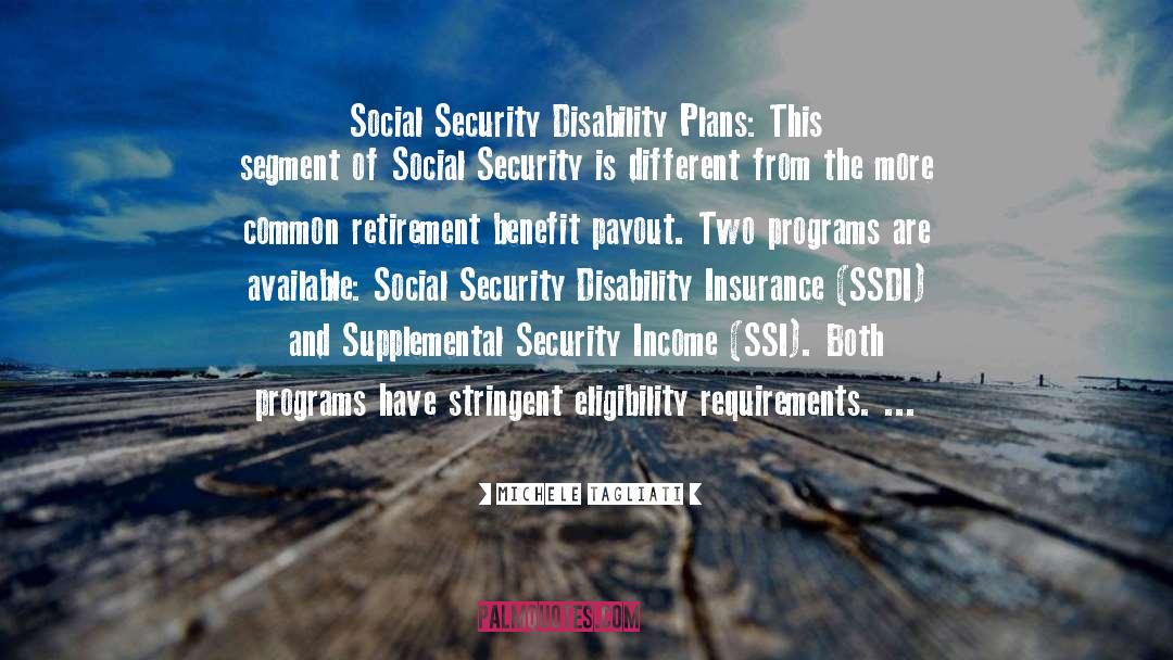 Social Security quotes by Michele Tagliati