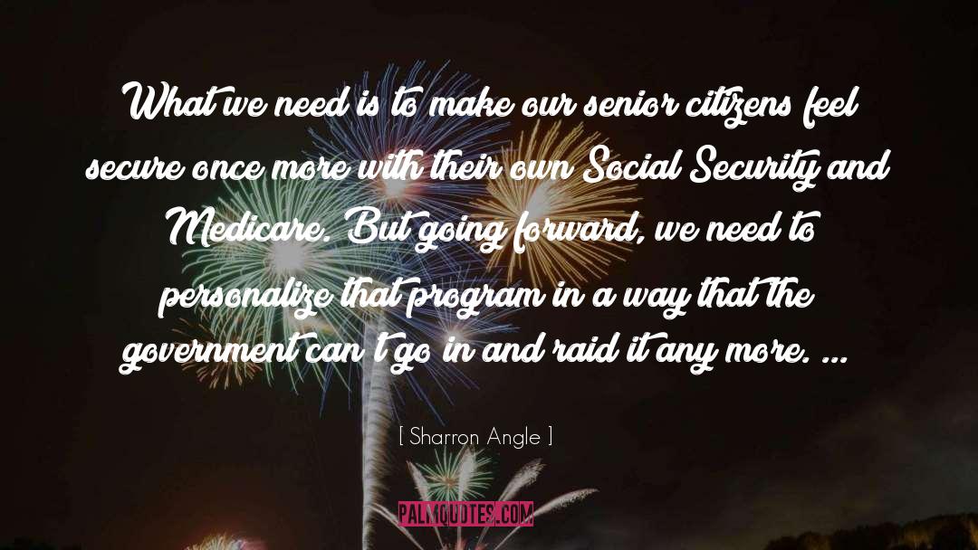 Social Security quotes by Sharron Angle