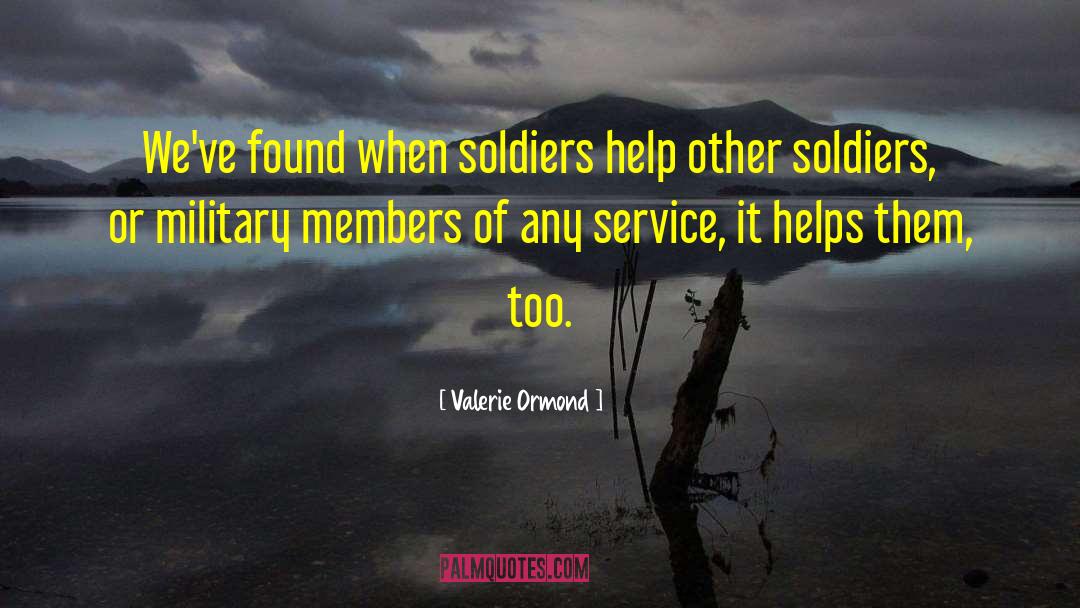 Social Service quotes by Valerie Ormond