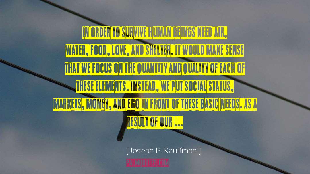 Social Status quotes by Joseph P. Kauffman