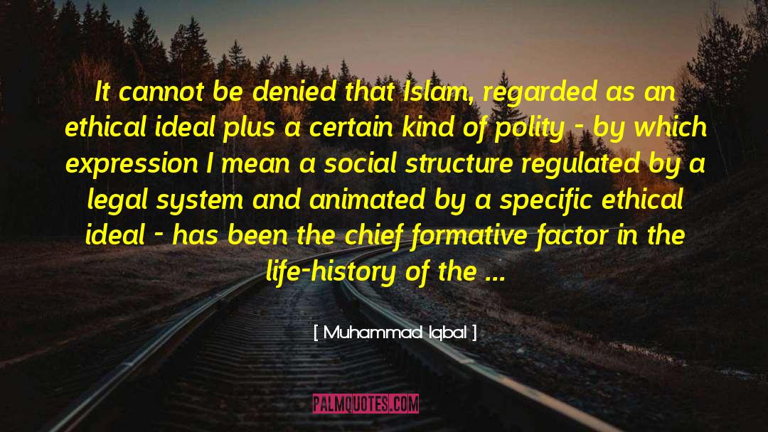 Social Structure quotes by Muhammad Iqbal