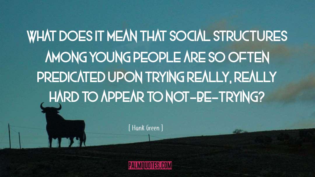 Social Structures quotes by Hank Green