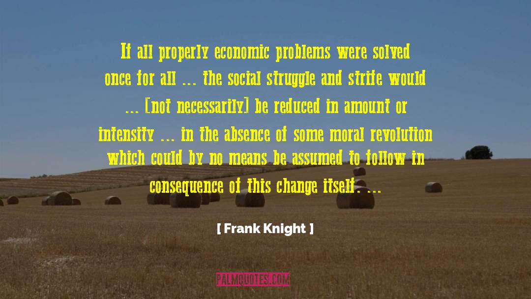 Social Struggle quotes by Frank Knight