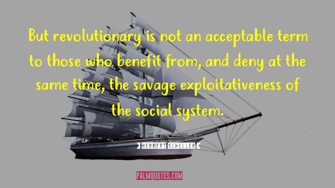 Social System quotes by Herbert Schiller