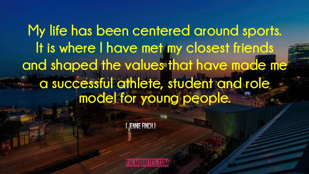 Social Values quotes by Jennie Finch