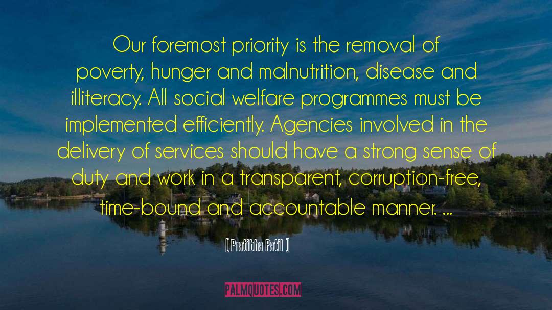 Social Welfare quotes by Pratibha Patil