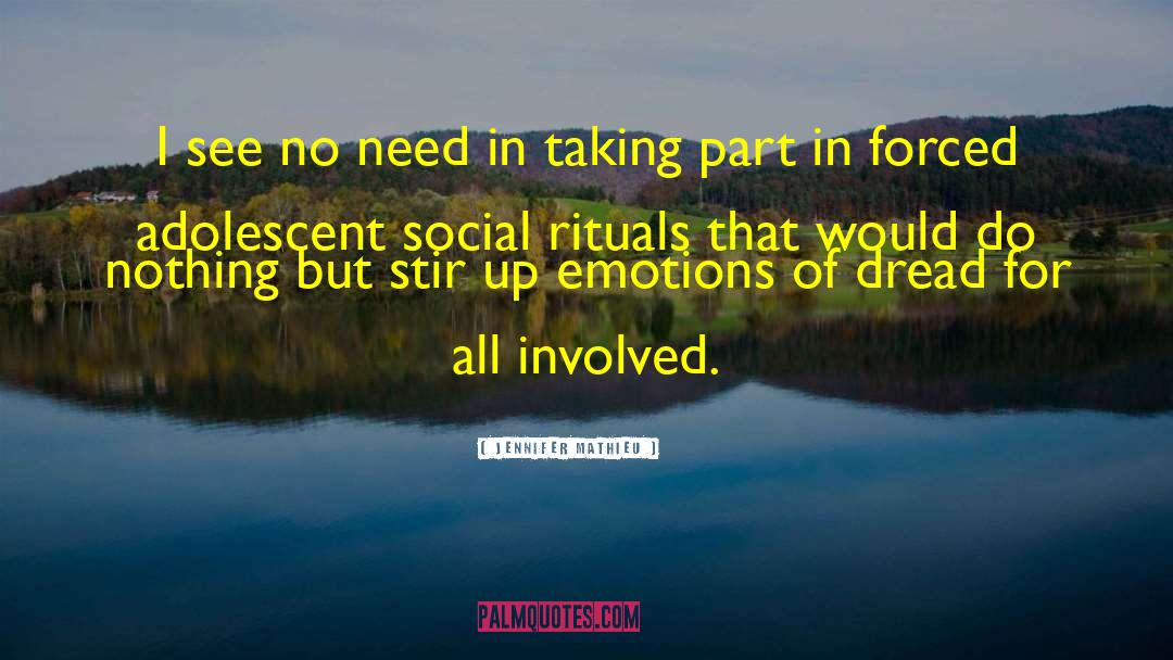 Social Wellbeing quotes by Jennifer Mathieu