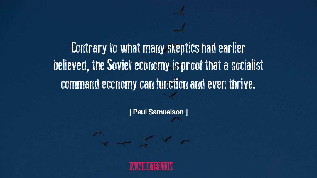 Socialist Civilisations quotes by Paul Samuelson