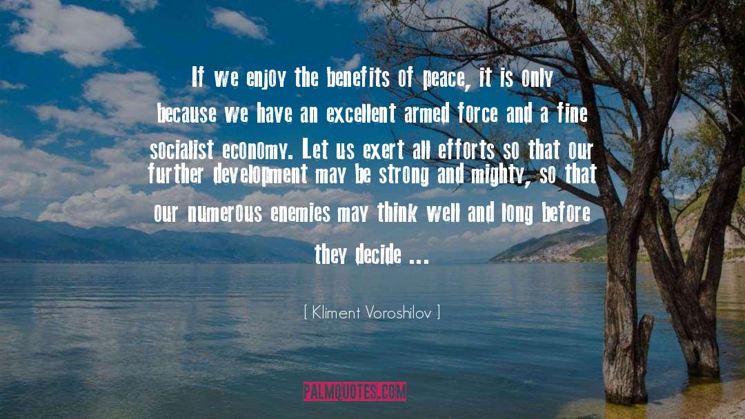 Socialist Economy quotes by Kliment Voroshilov