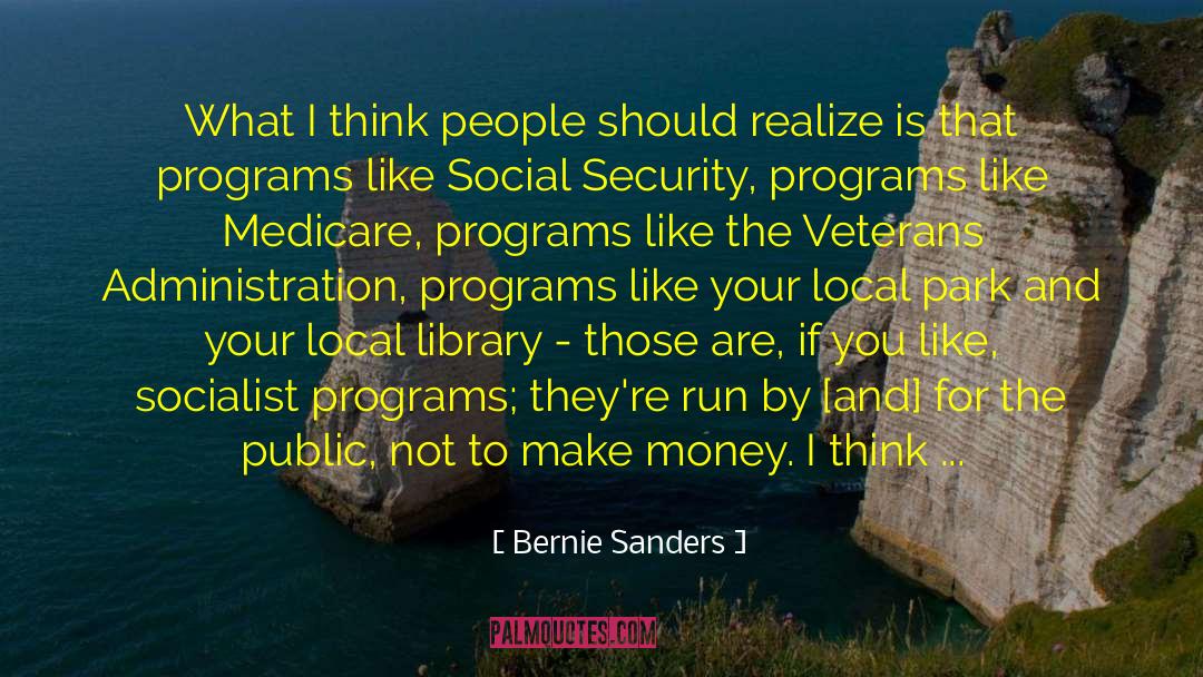 Socialist quotes by Bernie Sanders