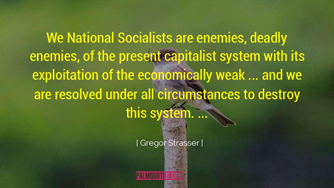 Socialists quotes by Gregor Strasser