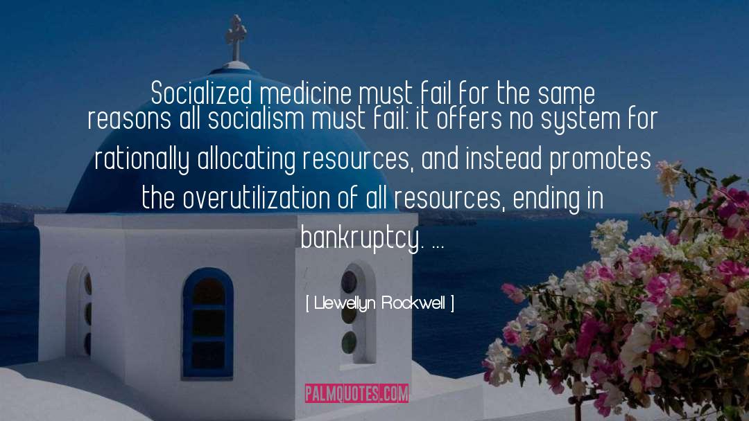 Socialized Medicine quotes by Llewellyn Rockwell