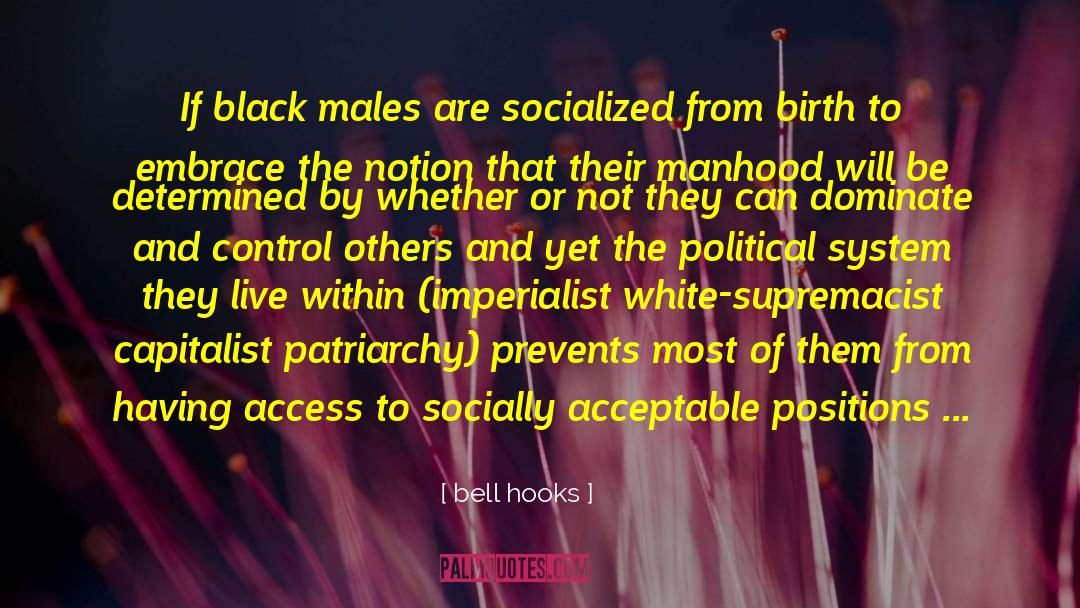 Socialized quotes by Bell Hooks