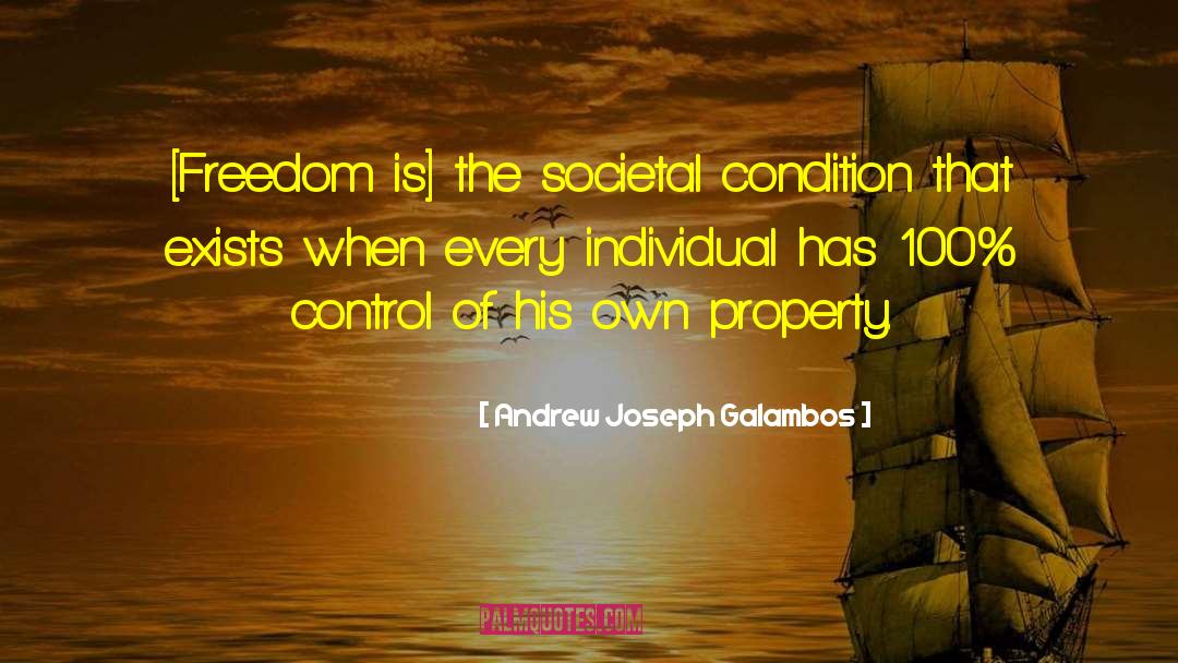 Societal Breakdown quotes by Andrew Joseph Galambos