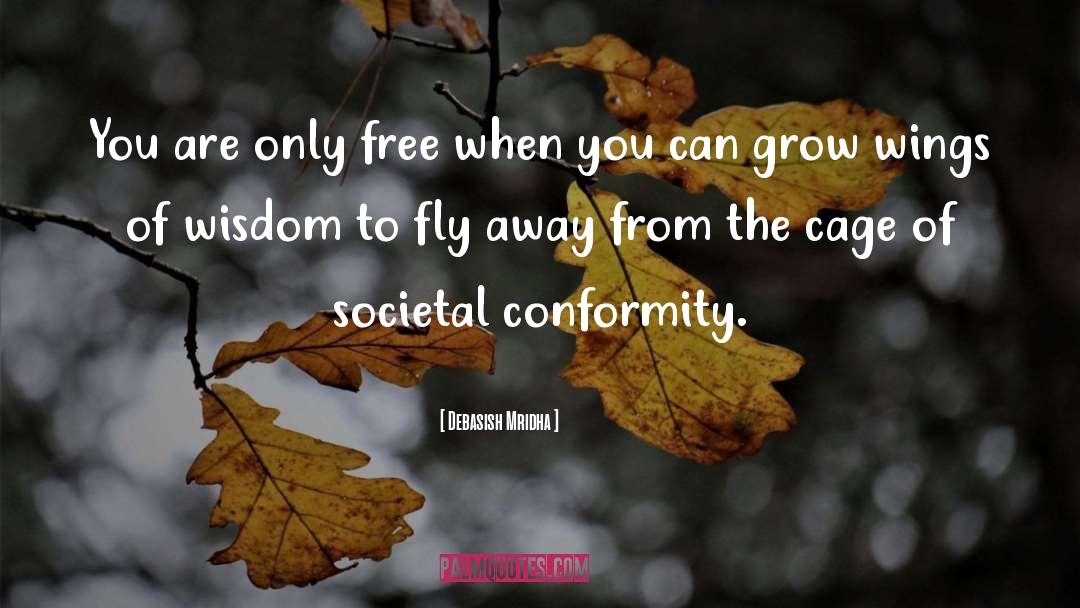 Societal Conformity quotes by Debasish Mridha