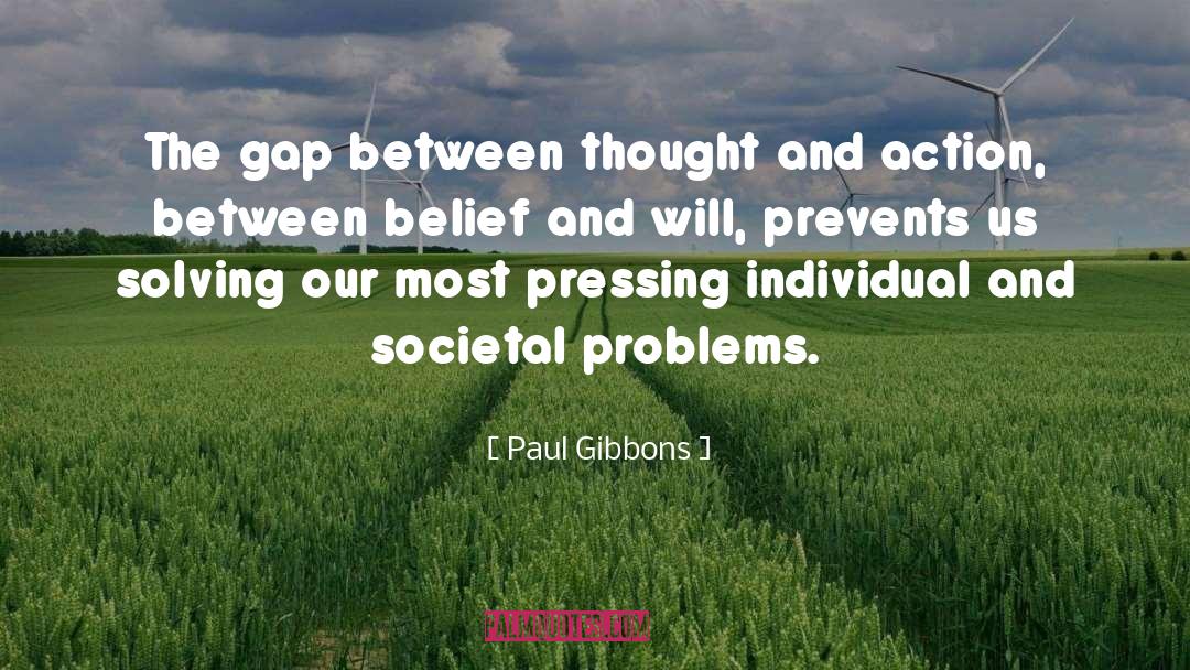 Societal quotes by Paul Gibbons