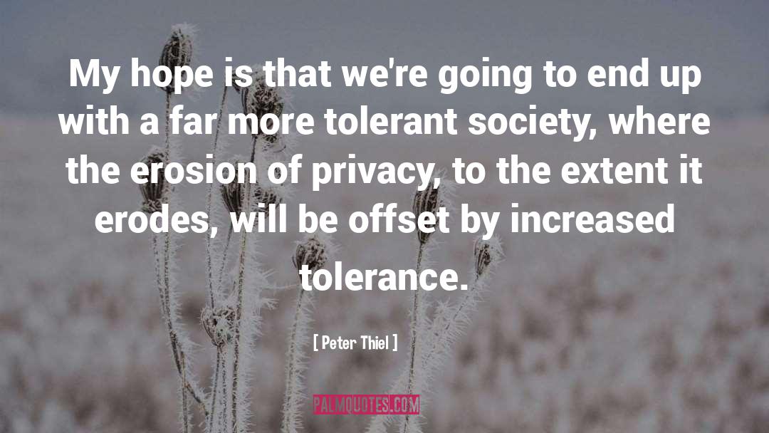 Society Expectations quotes by Peter Thiel