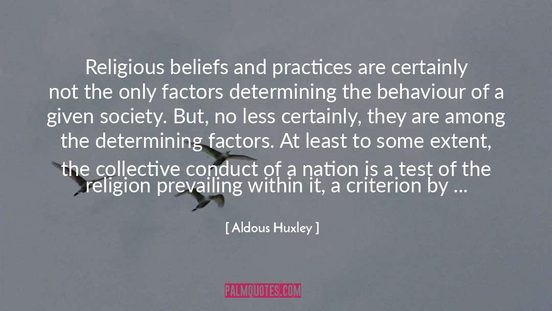 Society Expectations quotes by Aldous Huxley