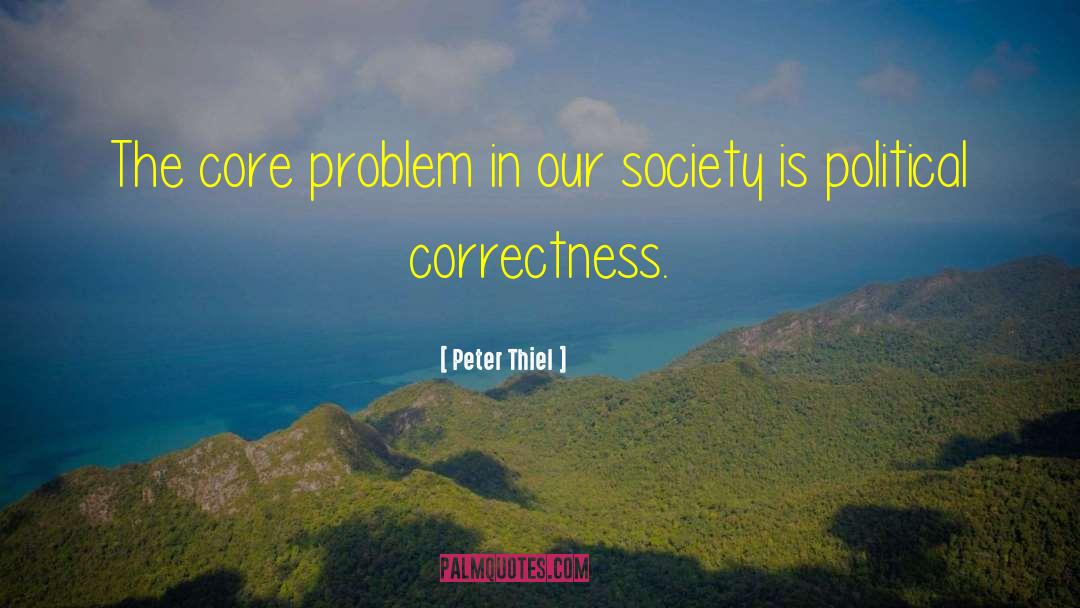 Society Problem quotes by Peter Thiel