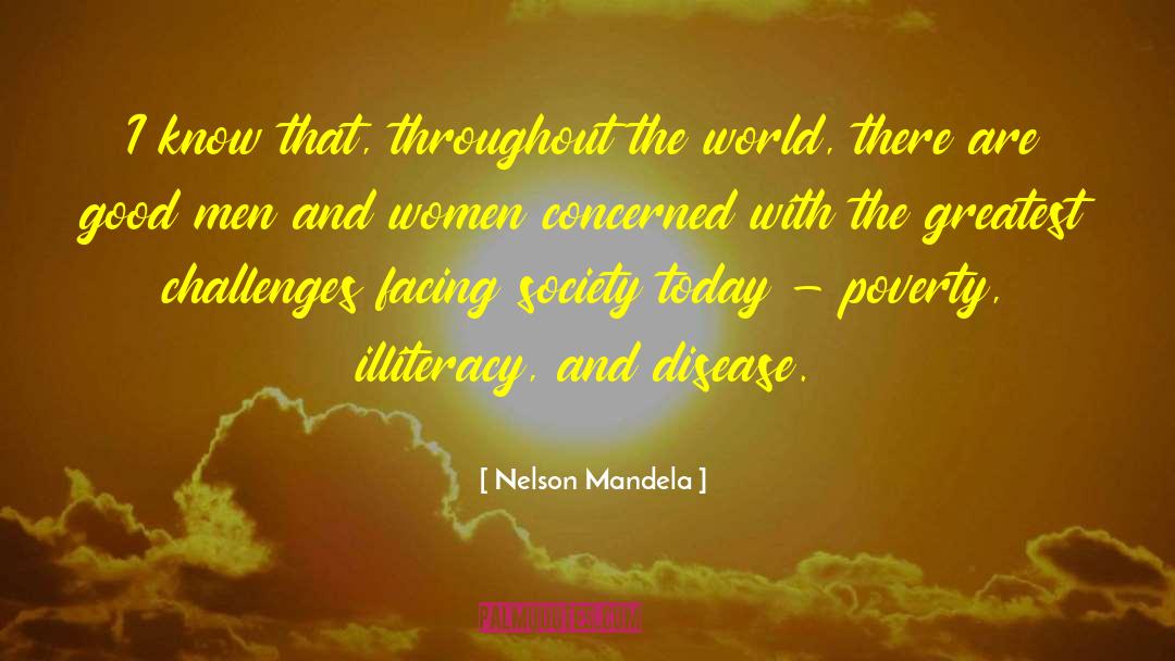 Society Today quotes by Nelson Mandela